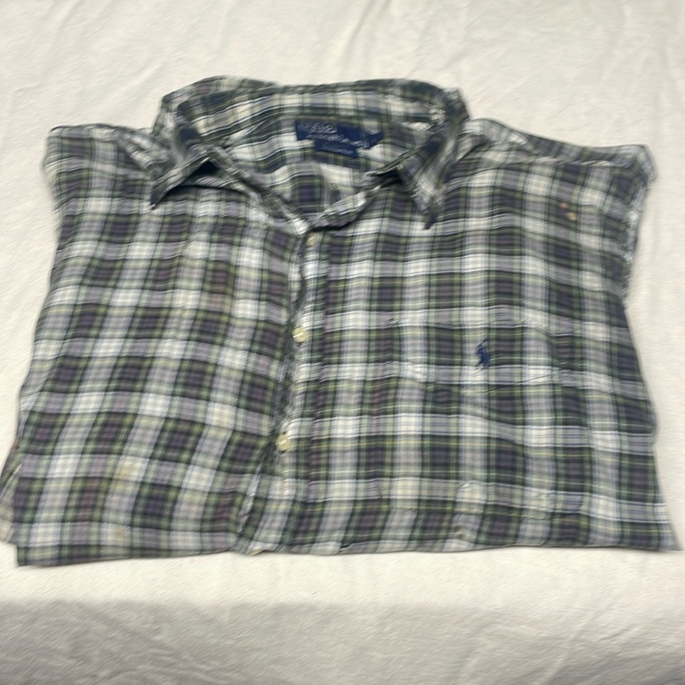 Vintage polo by Ralph Lauren xxl button up
